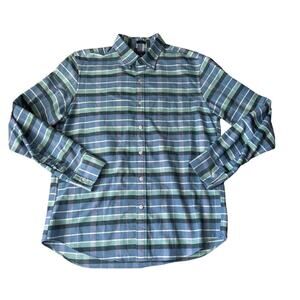 J. Crew buttoned shirt, Vintage Oxford, Size Large